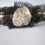 Bridal Garter Set with Pear..