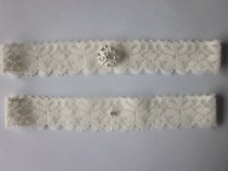 Bridal Garter Set- Simply Chic Ivory Garter - The Original Simply Chic Garter