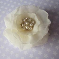 Stardust Bridal Hair Clip / Fascinator or Brooch - Ivory - available in all colours